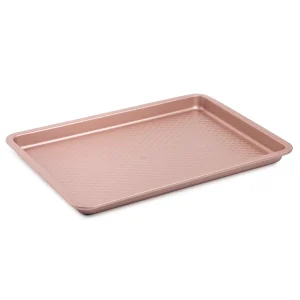 Thyme & Table Non-Stick Cookie Sheet Jelly Roll Pan, 10″ x 15″, Rose Gold