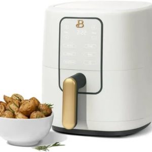 3 Qt Air Fryer with TurboCrisp Technology, White Icing by Drew Barrymore